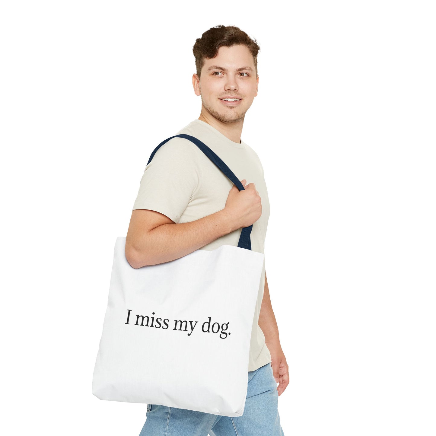 I Miss My Dog Tote Bag | Pet Lover Gift, Eco-Friendly Tote, Dog Memorial, Dog Mom, Everyday Use